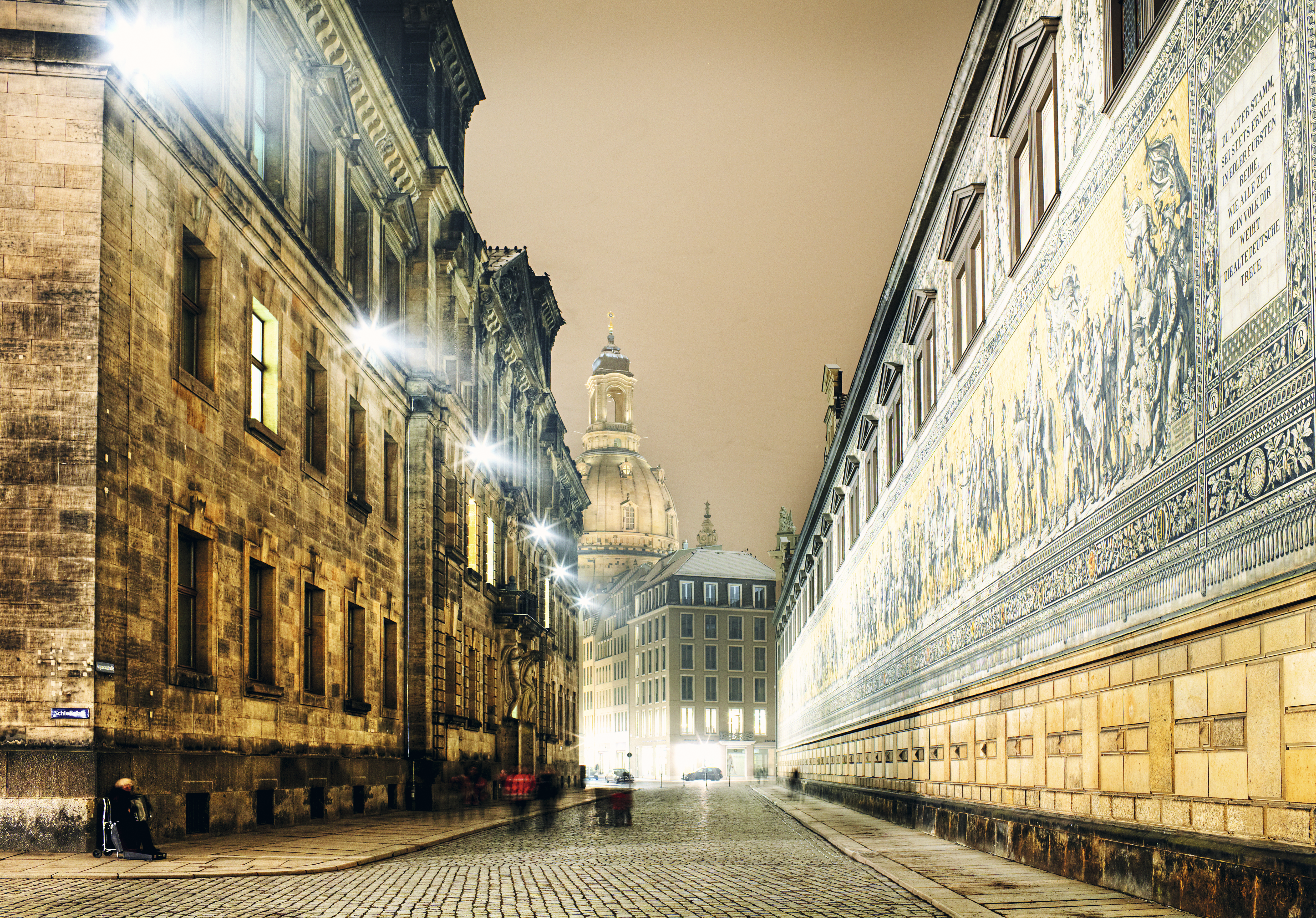 Fürstenzug, Dresden, Alemanha Fürstenzug, Dresden, Alemanha