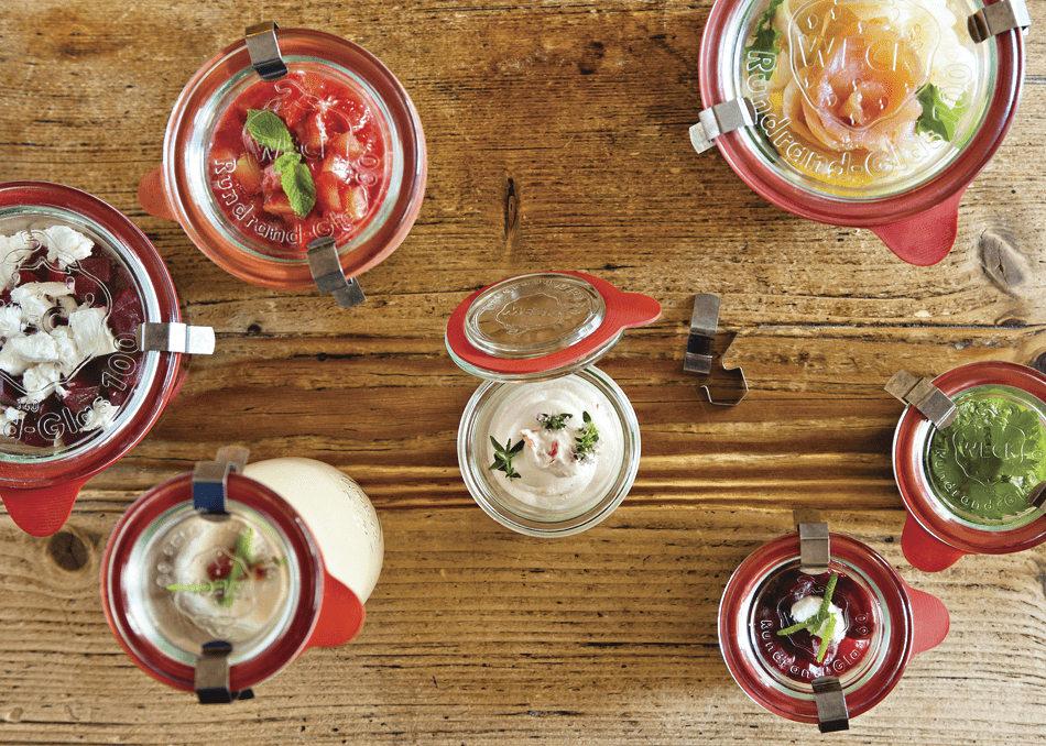 Aperitivos no Lila Soße, Dresden, Alemanha Aperitivos no Lila Soße, Dresden, Alemanha