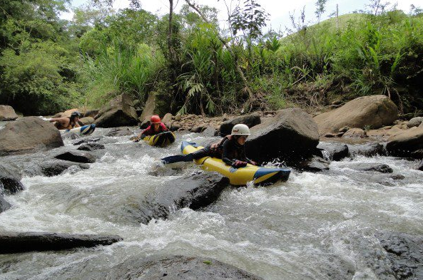 Aquaride no Rio do Peixe, que tem corredeiras ideais para a prática do esporte