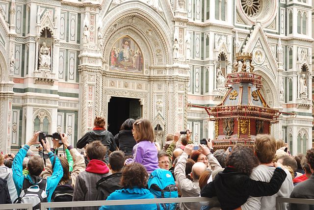 Scoppio del Carro, Florença, Toscana, Itália Scoppio del Carro, Florença, Toscana, Itália