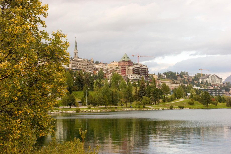 St. Moritz é bonitinha, mesmo depois de a neve derreter