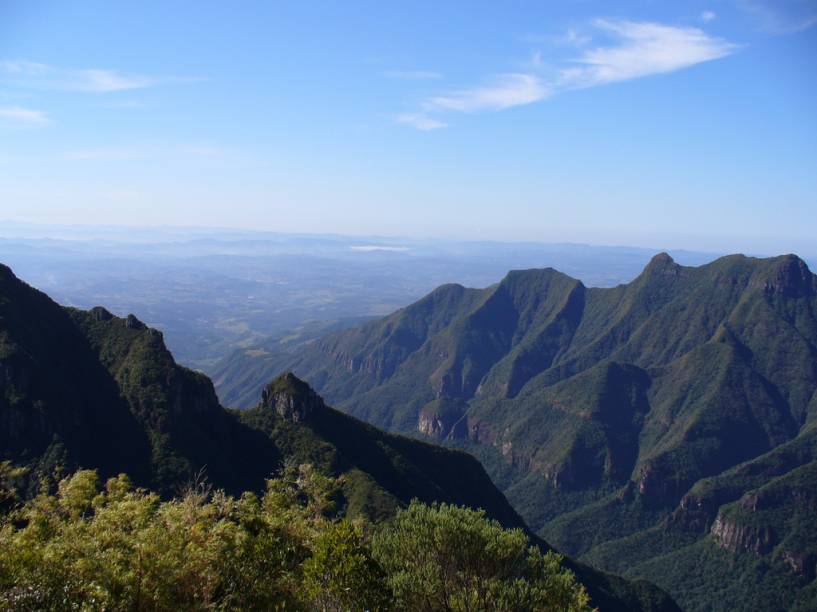 Paisagem da Serra do Rio do Rastro, em Bom Jardim da Serra, Santa Catarina, na área do Rio do Rastro Eco Resort