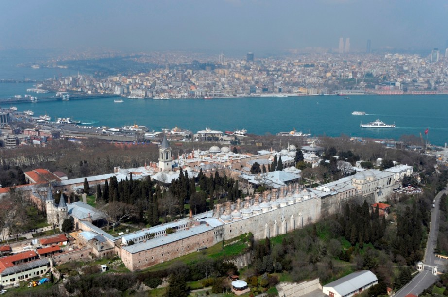 Vista geral do Palácio Topkapi