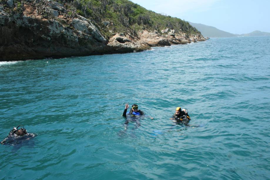 Por causa do fenômeno da ressurgência, a fauna marinha em Arraial é das mais ricas, o que faz da cidade um paraíso para o mergulho