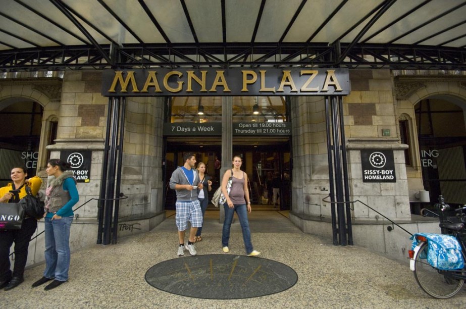 Shopping Center Magna Plaza, no centro de Amsterdã