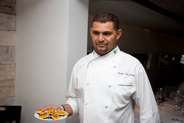 O chef Ednaldo de Santana, do restaurante Dressing, em São Paulo O chef Ednaldo de Santana, do restaurante Dressing, em São Paulo