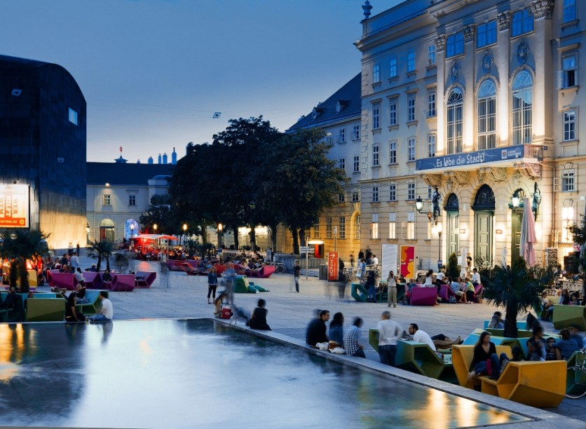 Quarteirão dos Museus, em Viena