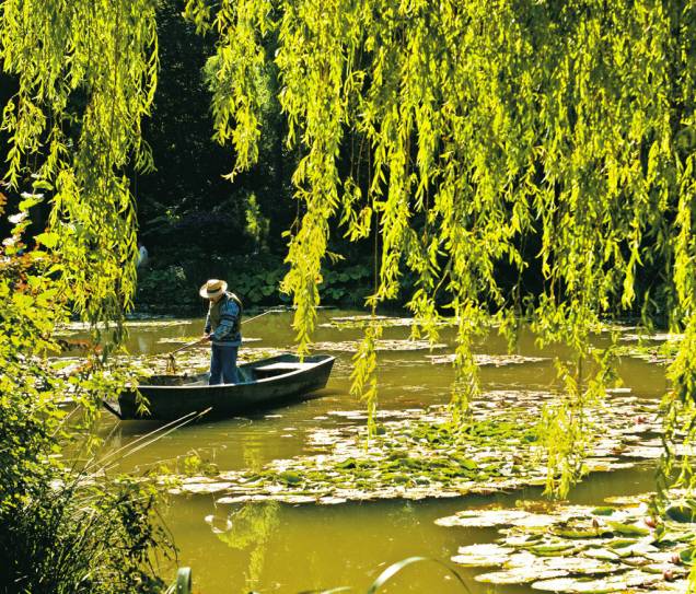 Os jardins de Monet, em Giverny Os jardins de Monet, em Giverny