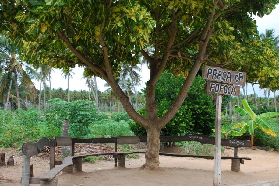 A Praça da Fofoca, em São Miguel dos Milagres