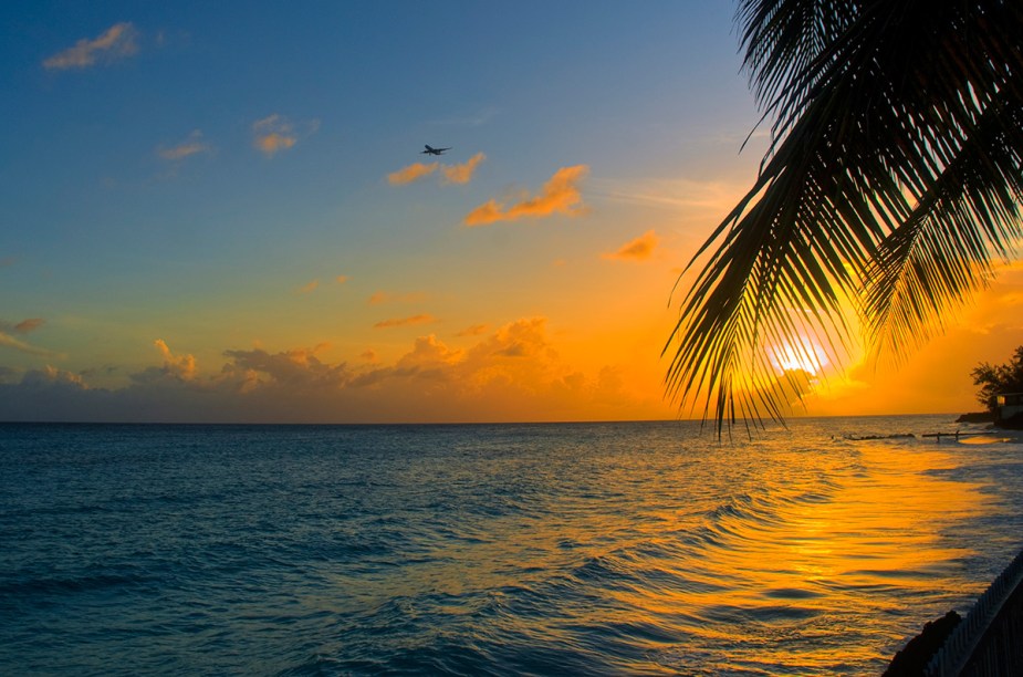 Pôr do sol na ilha