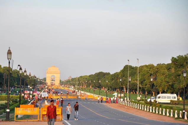 Rajpath, a Champs-Elysées indiana Rajpath, a Champs-Elysées indiana