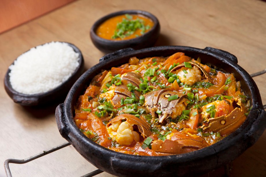 Moqueca de Lagosta servida no jantar do restaurante capixaba Badejo, durante a Belo Horizonte Restaurant Week