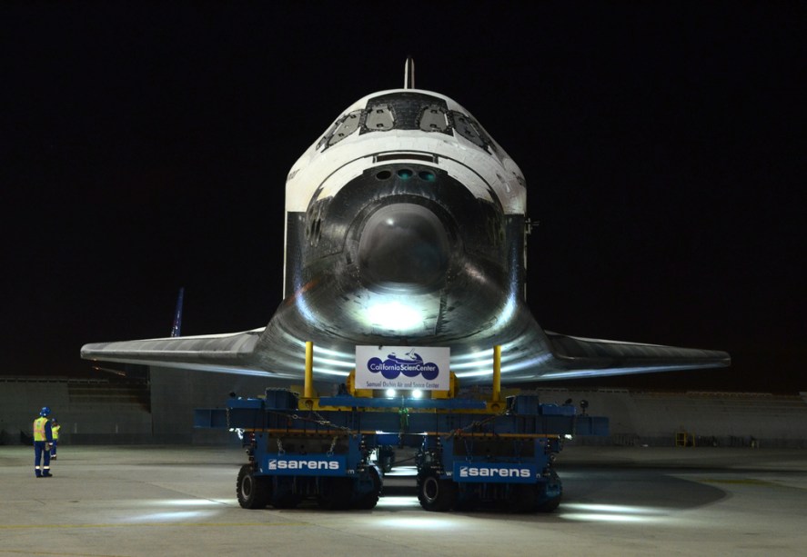 O California Science Museum de Los Angeles é casa permanente do ônibus espacial Endeavour