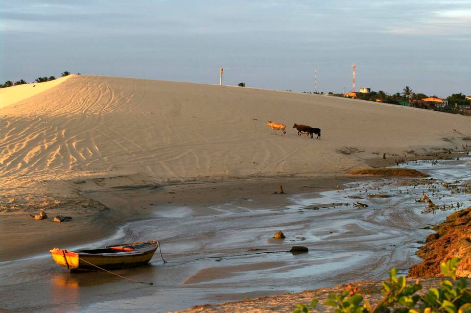 <strong>5. <a href="/cidades/br-ce-trairi" rel="Trairi" target="_blank">Trairi</a> (2 dias)</strong>    Depois de dar uma parada em Lagoinha, visite as vilas de pescadores e praias desertas de <a href="https://viajeaqui.abril.com.br/estabelecimentos/br-ce-trairi-atracao-praia-guajiru" rel="Guajiru">Guajiru</a>, <a href="https://viajeaqui.abril.com.br/estabelecimentos/br-ce-trairi-atracao-praia-flecheiras" rel="Flecheiras">Flecheiras</a> e <a href="https://viajeaqui.abril.com.br/estabelecimentos/br-ce-trairi-atracao-praia-mundau" rel="Mundaú"><strong>Mundaú</strong></a>.
