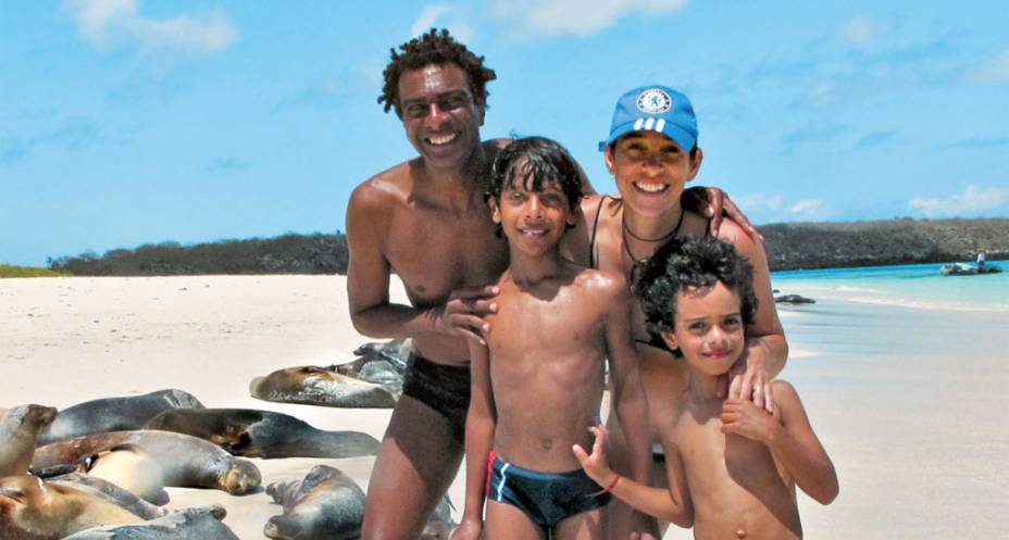 A família La Peña diz <em>cheeeeeeese</em>