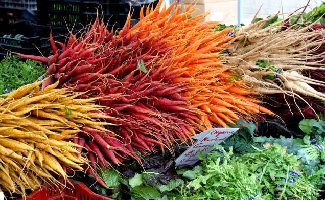 Farmers Market de Santa Monica, na Grande Los Angeles Farmers Market de Santa Monica, na Grande Los Angeles