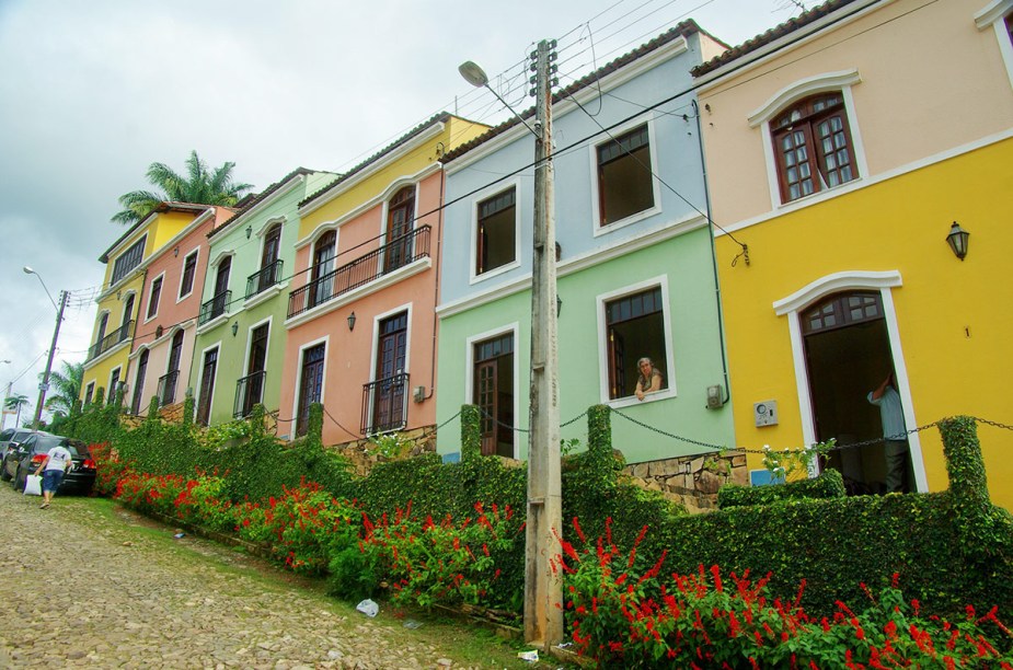 Ruazinha charmosa da cidade de Guaramiranga, localizada a 99 quilômetros de Fortaleza