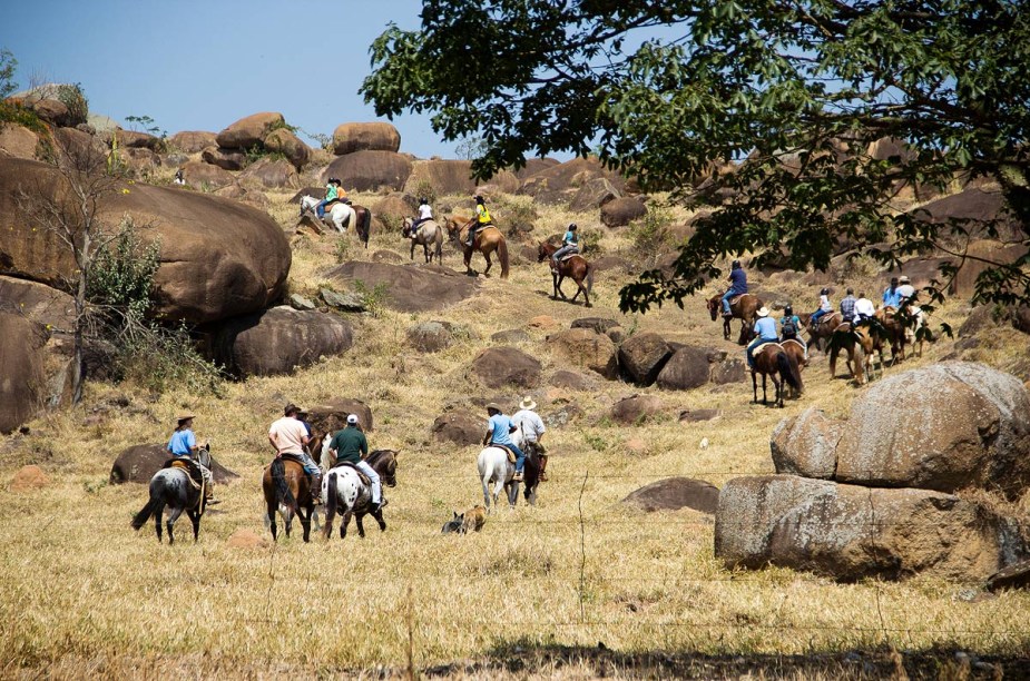 A Cavalgada da Queima do Alho tem esse nome porque os tropeiros eram instruídos pelas suas mulheres a "queimar o alho" na hora de preparar as refeições na viagem. Após 4 horas de passeio, a fazenda oferece um almoço aos participantes. Em 2014, o evento deve ocorrer em 6 de setembro. Mais informações: (11) 2118-4100