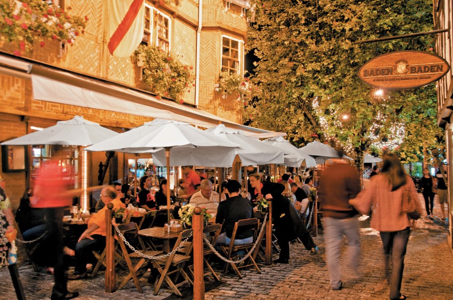 Externa do bar Baden Baden, em Campos do Jordão