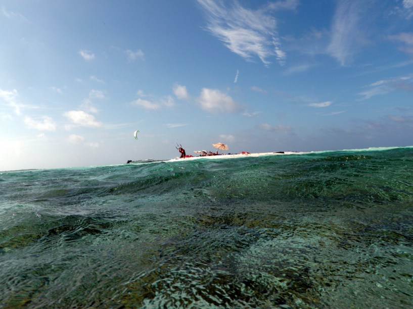 Kitesurfing em Los Roques