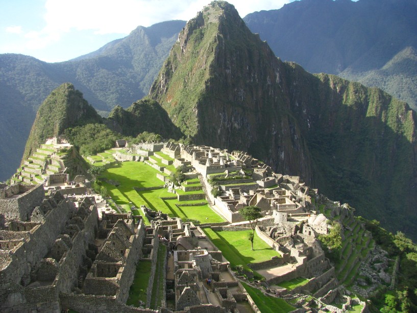 A cidade inca Machu Picchu