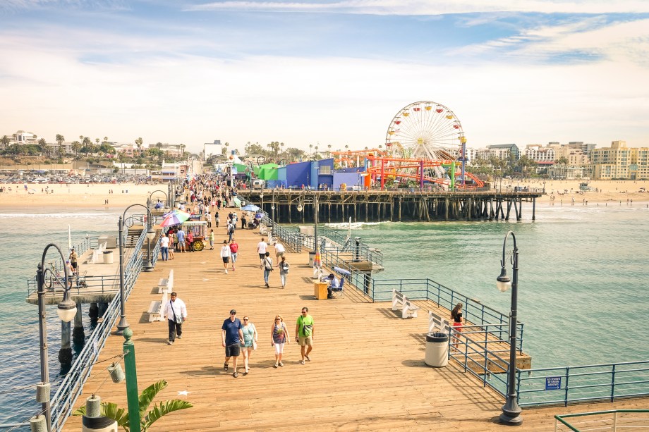 O Pacific Amusement Park é o único parque de diversões da costa oeste dos Estados Unidos localizado localizado sobre um píer