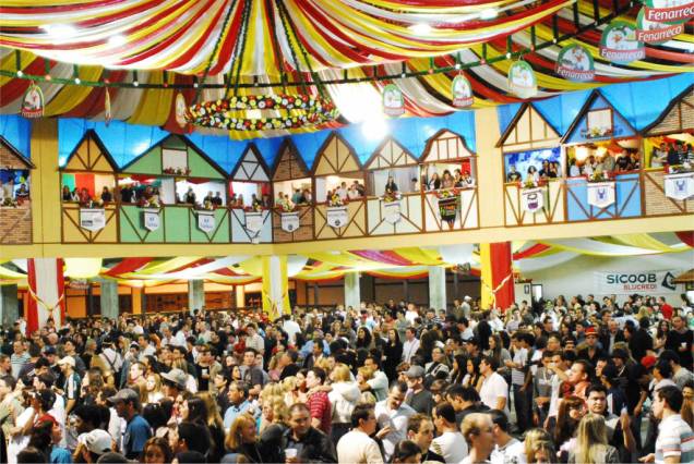 Pavilhão da Festa Nacional do Marreco - Fenarreco, em Brusque, Santa Catarina Pavilhão da Festa Nacional do Marreco - Fenarreco, em Brusque, Santa Catarina