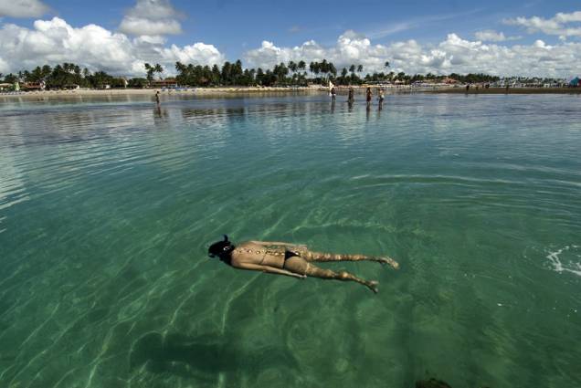 As piscinas naturais, mornas e cristalinas tornaram Porto de Galinhas um dos principais destinos do Nordeste As piscinas naturais, mornas e cristalinas tornaram Porto de Galinhas um dos principais destinos do Nordeste