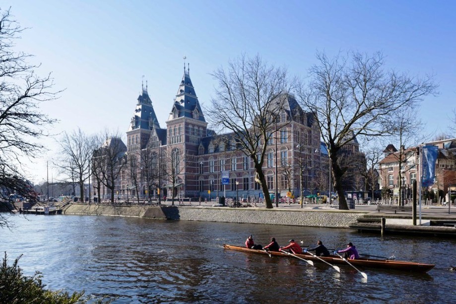 Fachada norte do Rijksmuseum