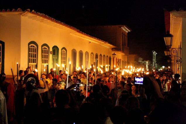 A procissão do fogaréu é uma das celebrações que marcam a Semana Santa em Paraty, no litoral fluminense A procissão do fogaréu é uma das celebrações que marcam a Semana Santa em Paraty, no litoral fluminense
