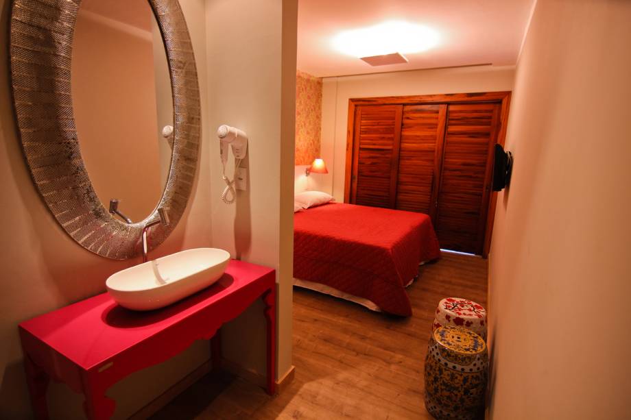 Suíte Lakshimi, do F Design Hostel, em Salvador, Bahia