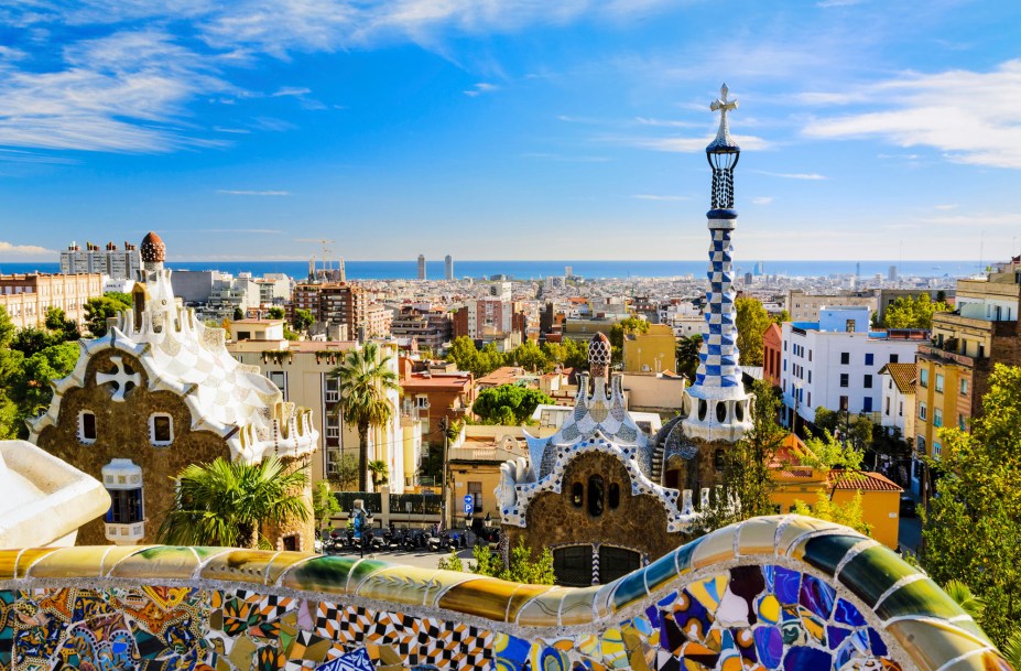 Vista do Parc Güell