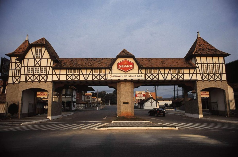 Portal da Vila Germânica em Blumenau (SC)