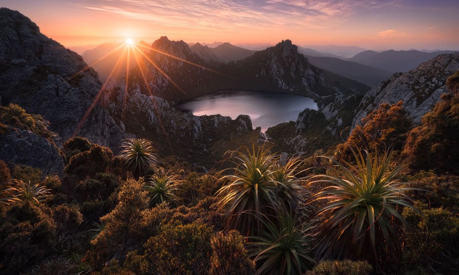 A cordilheira de Arthur Range, na Tasmânia