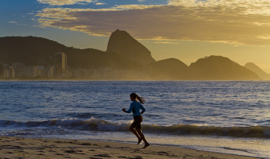 Praia de Copacabana, no Rio de Janeiro