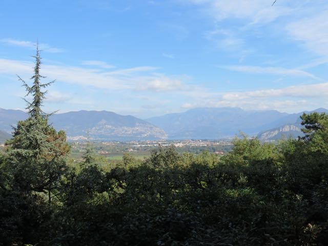 A vista para o Lago D'Iseo