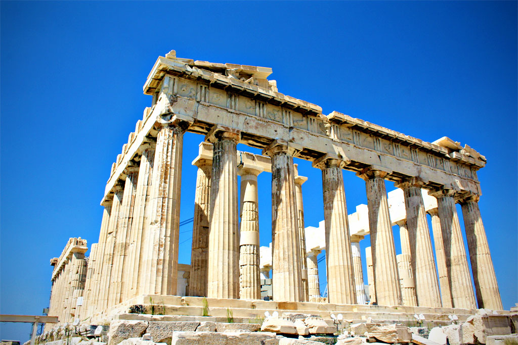 Partenon, em Atenas, Grécia