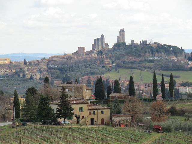 San Gimignano vista de longe