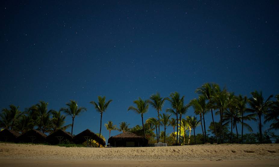 Trancoso também é lindo à noite.