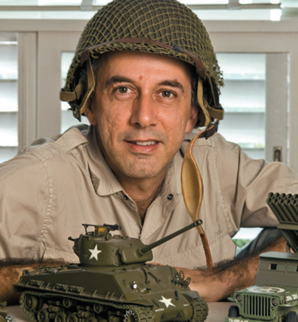 O músico João Barone, aficionado da história da Segunda Guerra Mundial O músico João Barone, aficionado da história da Segunda Guerra Mundial