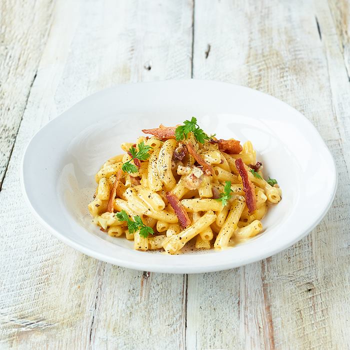 penne-carbonara-do-jamies-italian Penne à Carbonara do Jamie's Italian
