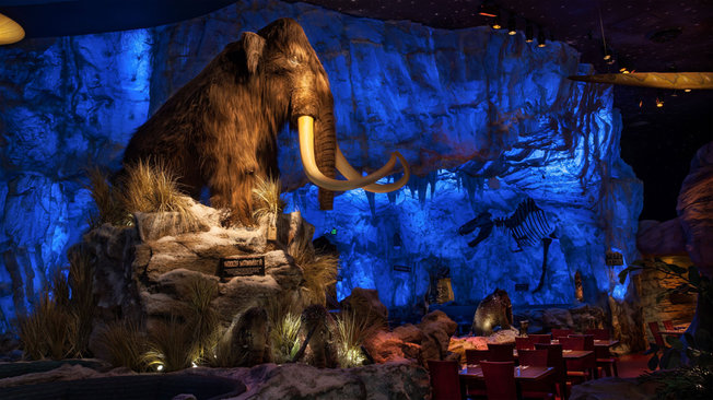 Restaurante T-Rex, Disney Springs, Disney, Orlando, Flórida, Estados Unidos Restaurante T-Rex, Disney Springs, Disney, Orlando, Flórida, Estados Unidos