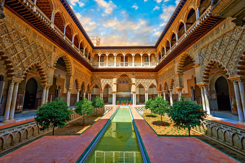 Pátio das Donzelas, Real Alcázar, Sevilha, Espanha