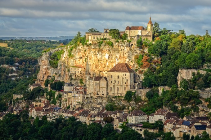Cidade medieval de Rocamadour, na França