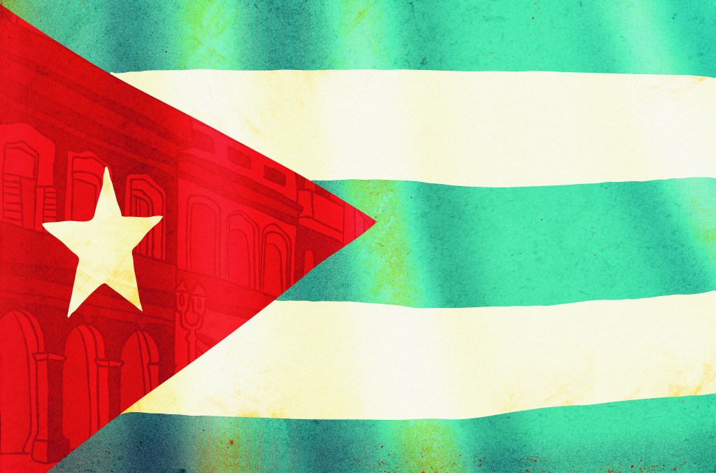 Bandeira de Cuba – ilustração de Daniel Vincent