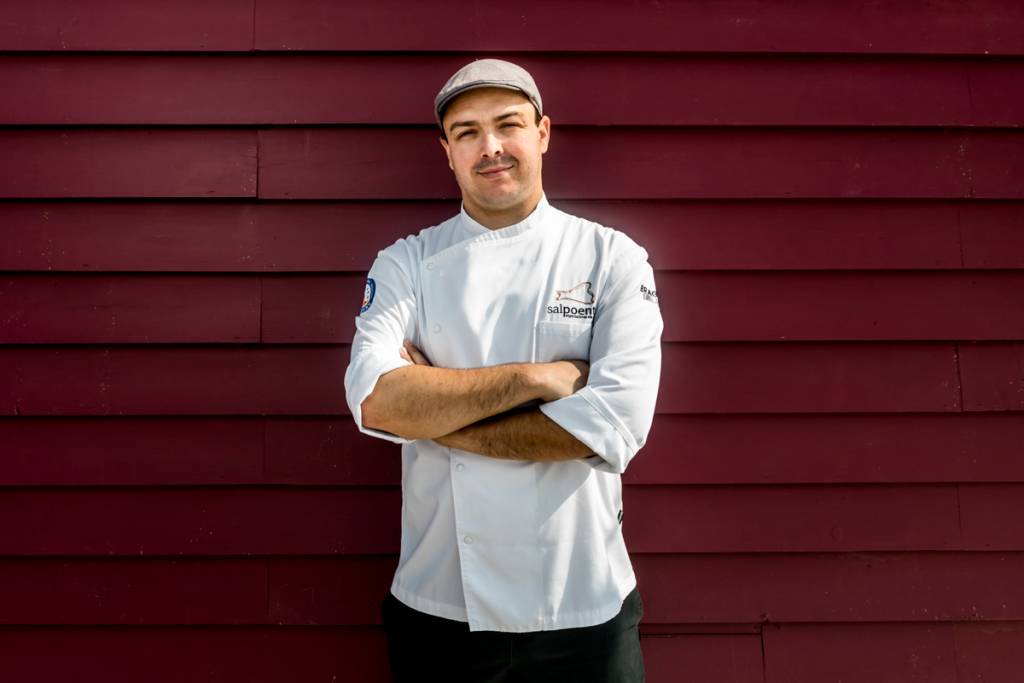O chef Duarte Eira: homenagem ao bacalhau