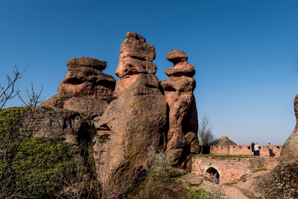 formações rochosas de Belogradchik, na Bulgária