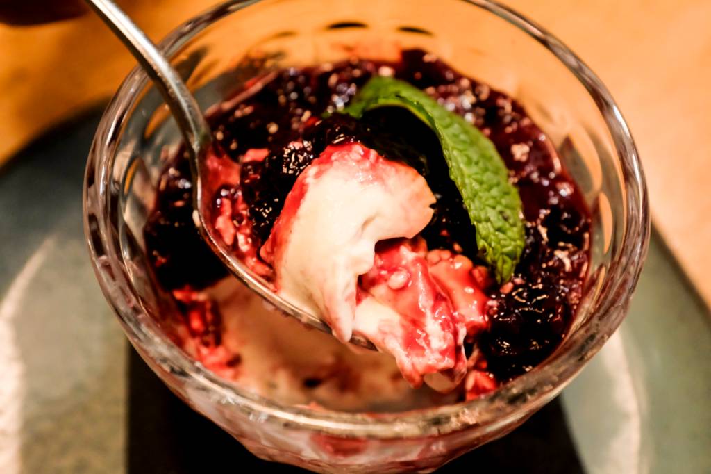 Pizzaria Zero Zero, Lisboa7 Panacotta de frutos vermelhos: leve e azedinha no ponto