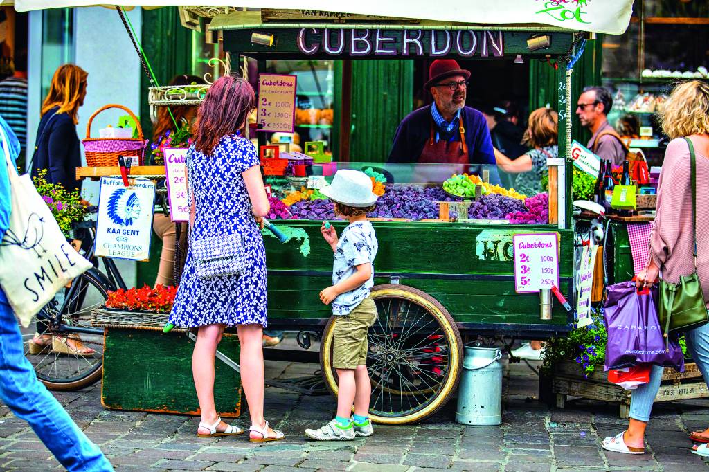 Cuberdon, doce típico de Ghent, Bélgica