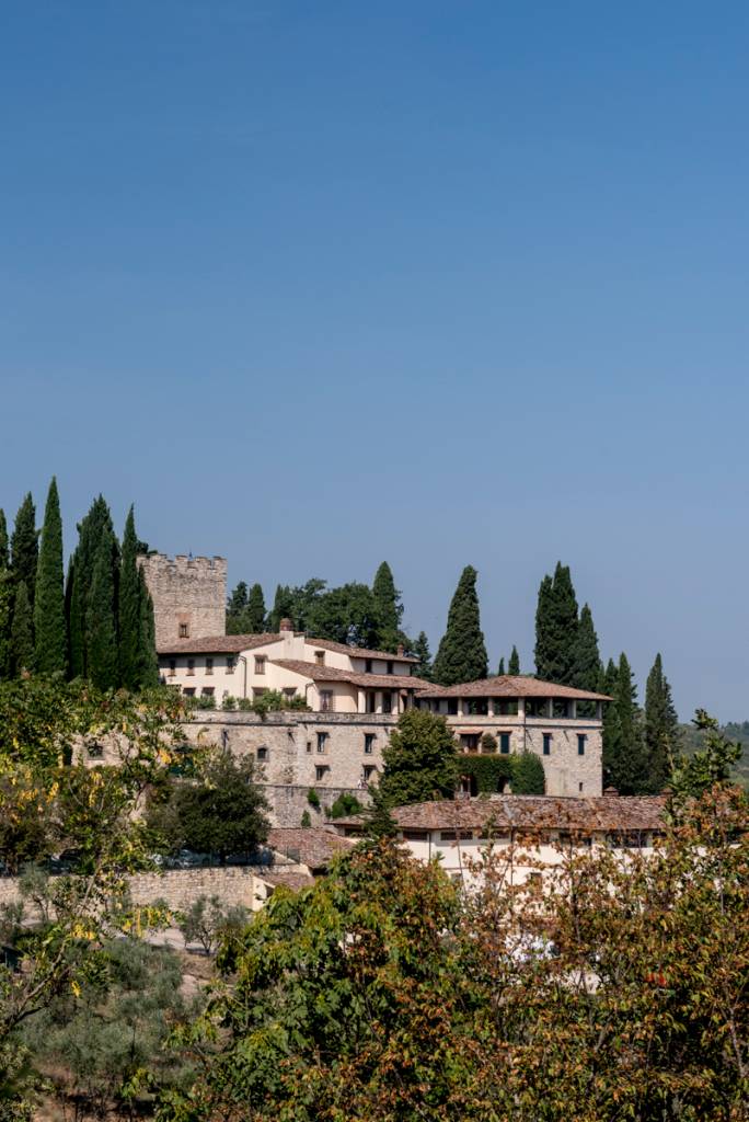 O Castello di Verrazzano, nos arredores de Greve in Chianti: primeira parada